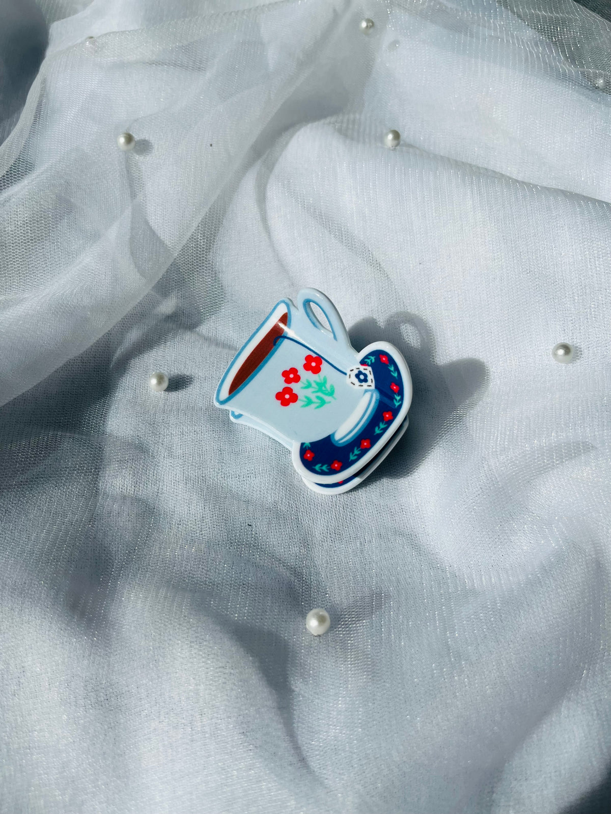 Mini Teacup Hair Clip
