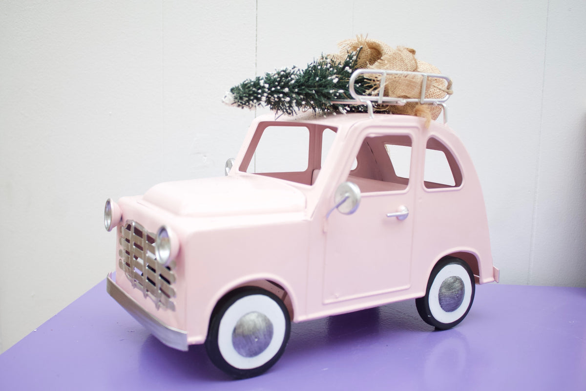 Pink Tree Car