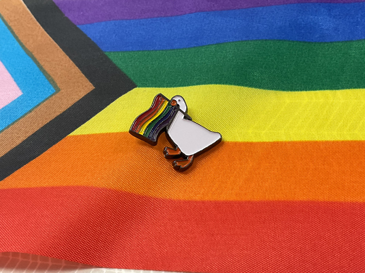 Pride Goose Pin
