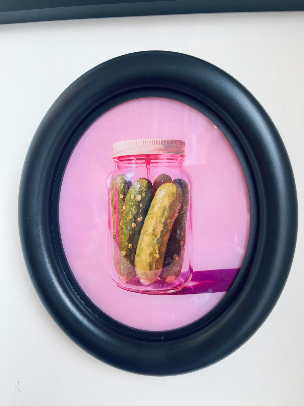 Framed Pickle Jar | Wall Decor