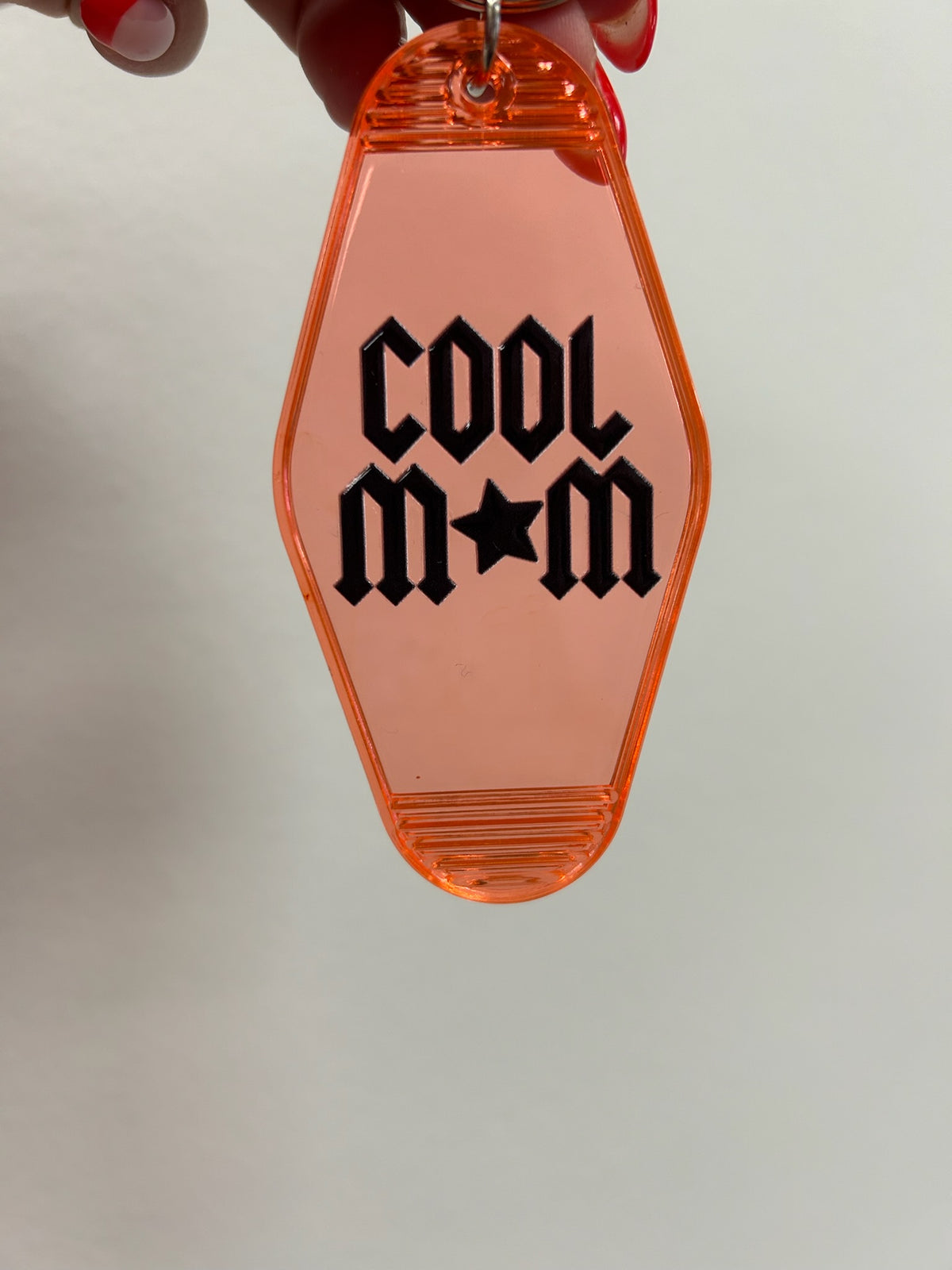 Cool Mom Motel Keychain