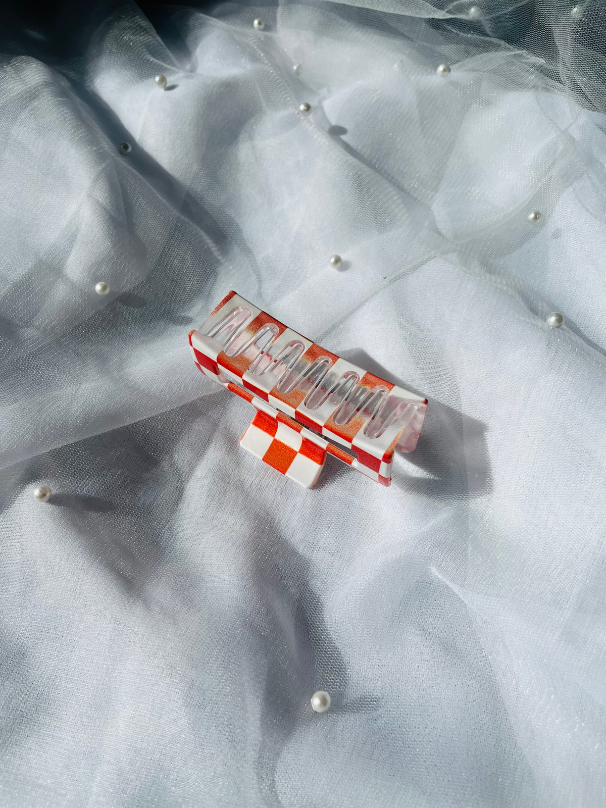 Checkered Claw Clips