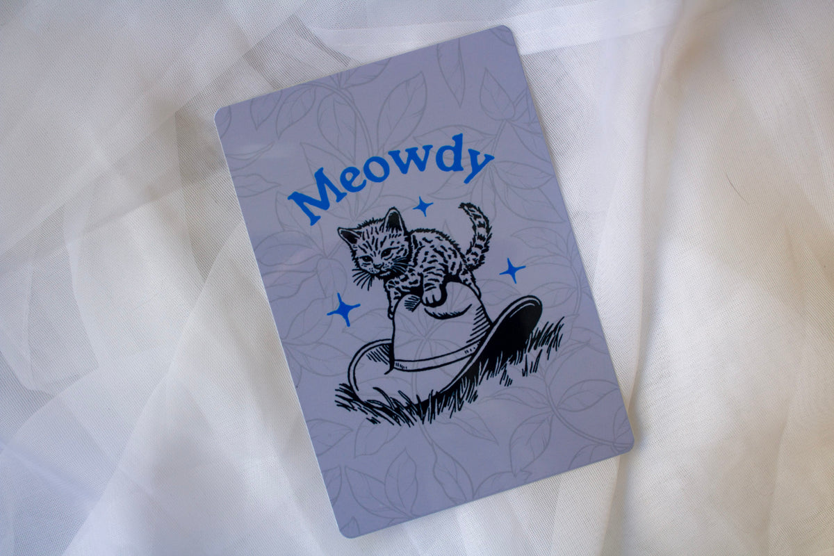 Meowdy Kindle Insert