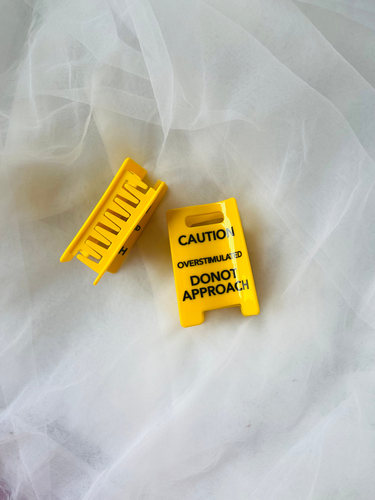 Caution: Overstimulated Hair Clip