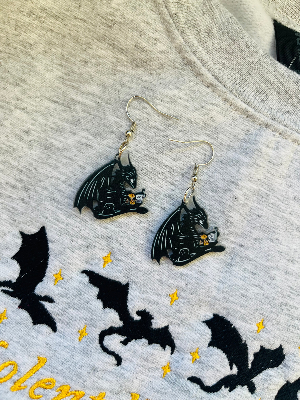 Tairn & Andarna Earrings 🐉📖✨