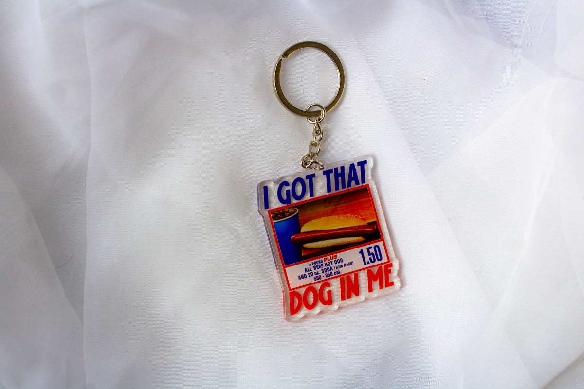 Hot Dog Keychain