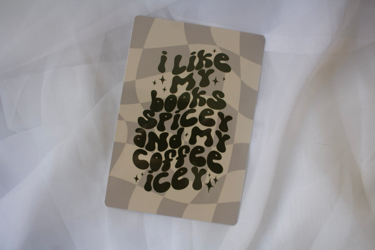 Books Spice and Coffee Icy Kindle Insert