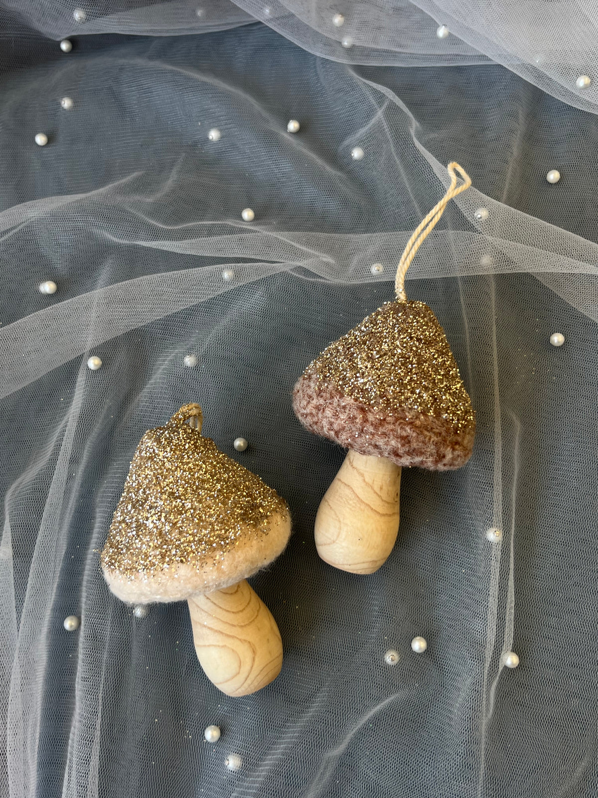 Sparkle Mushroom Ornament