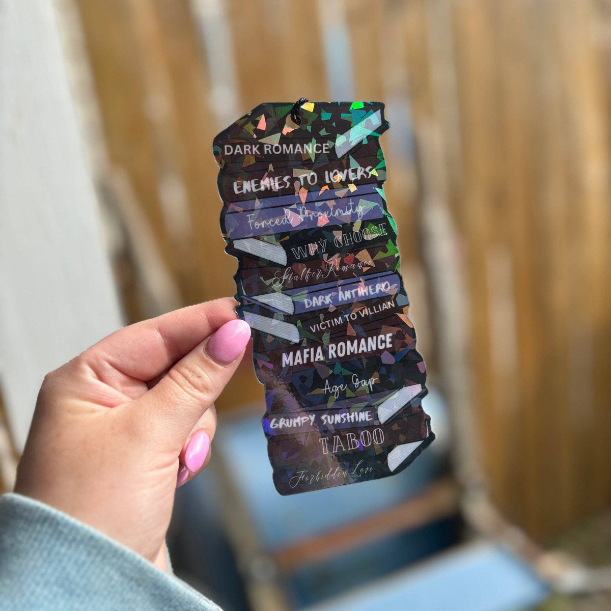 Dark Romance Tropes Spicy Cardstock Bookmark