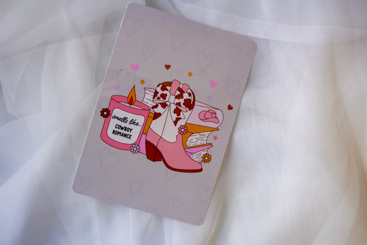 Cowboy Romance Candle Kindle Insert