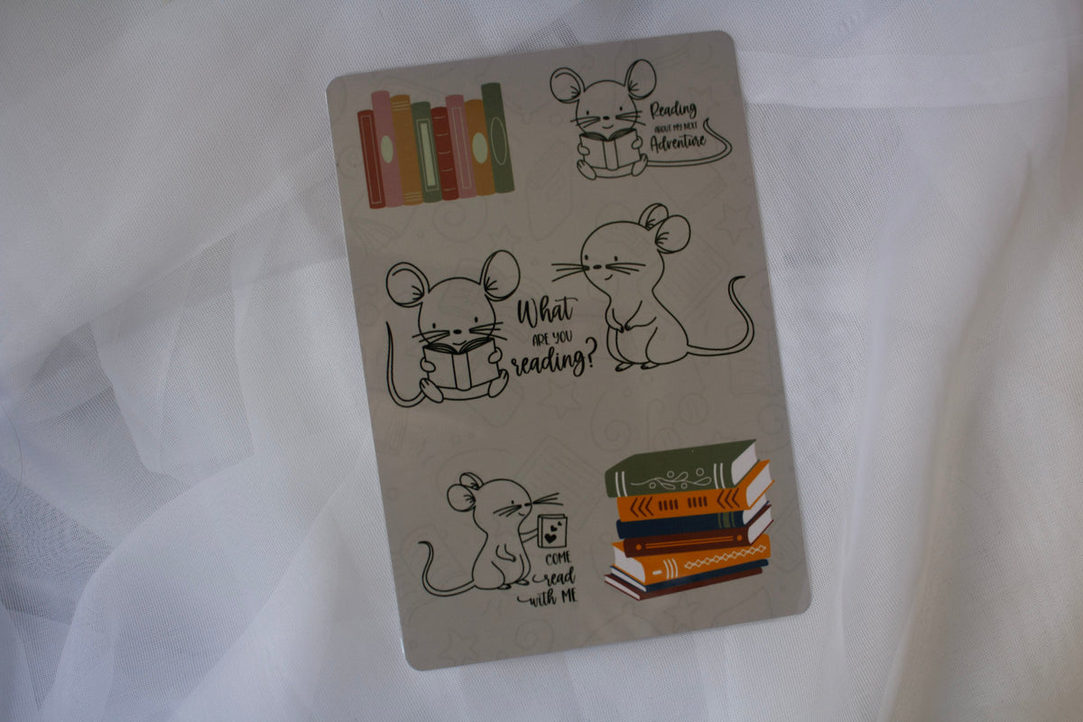 Reading Mouse Kindle Insert