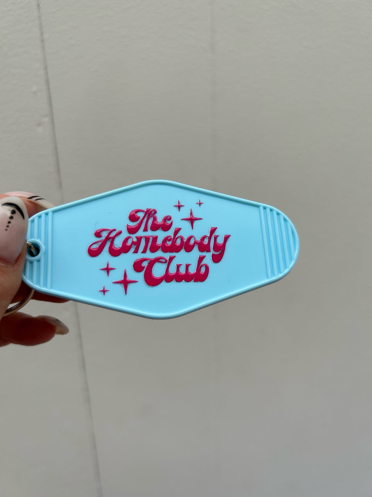 Homebody Club Keychain