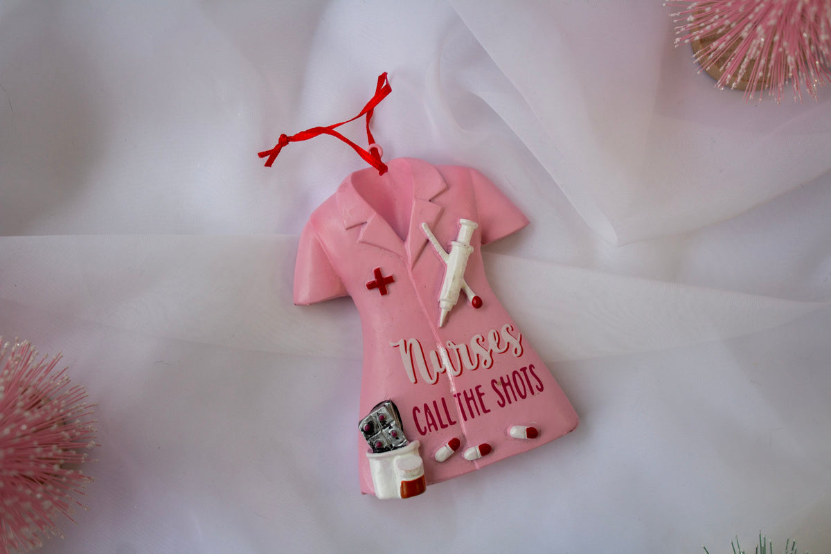 Pink Nurse Ornament