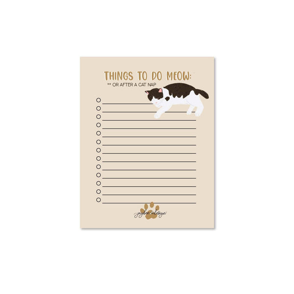 Things To Do Meow | Notepad
