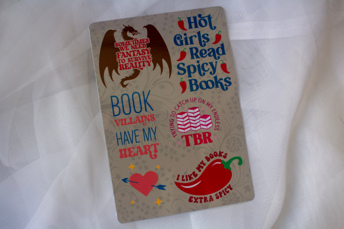 Spicy Book Collage Kindle Insert