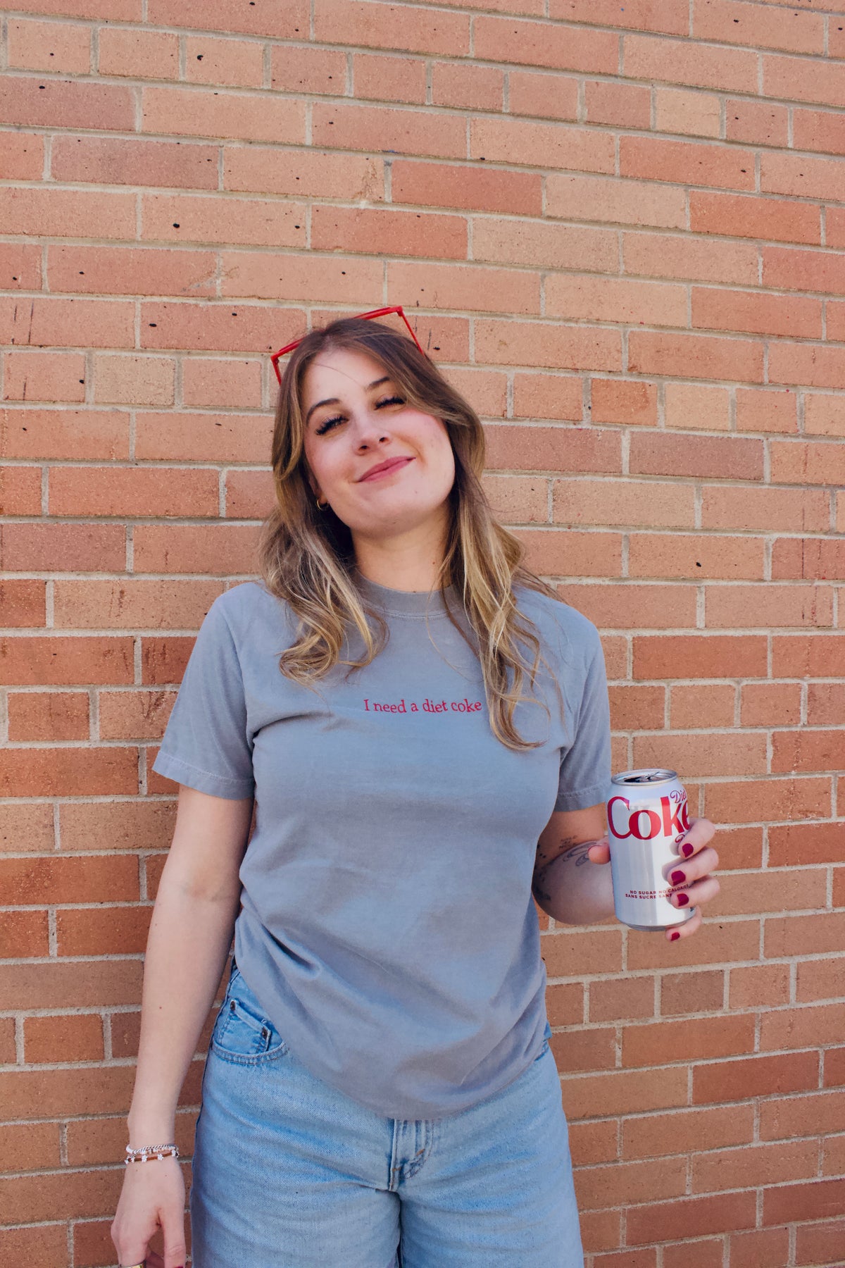I need a Diet Coke | Embroidered Tee