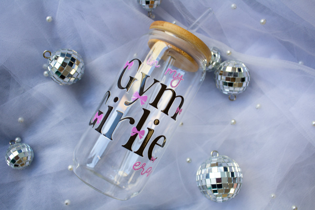 Gym Girlie Cup | Glass Tumbler