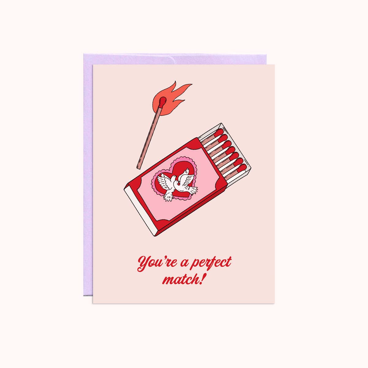 Perfect Match | Wedding Card