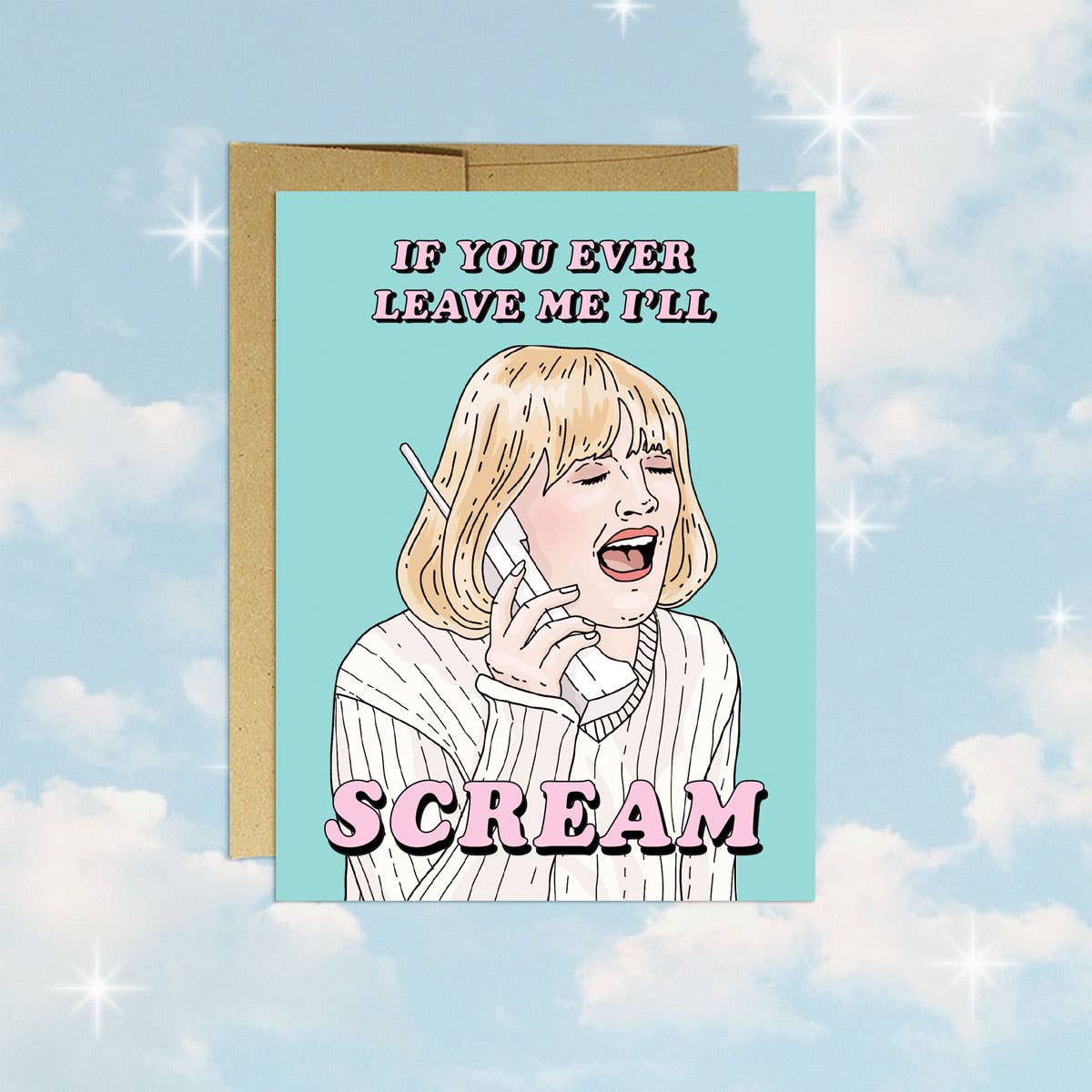 Drew Scream Card | Love Card