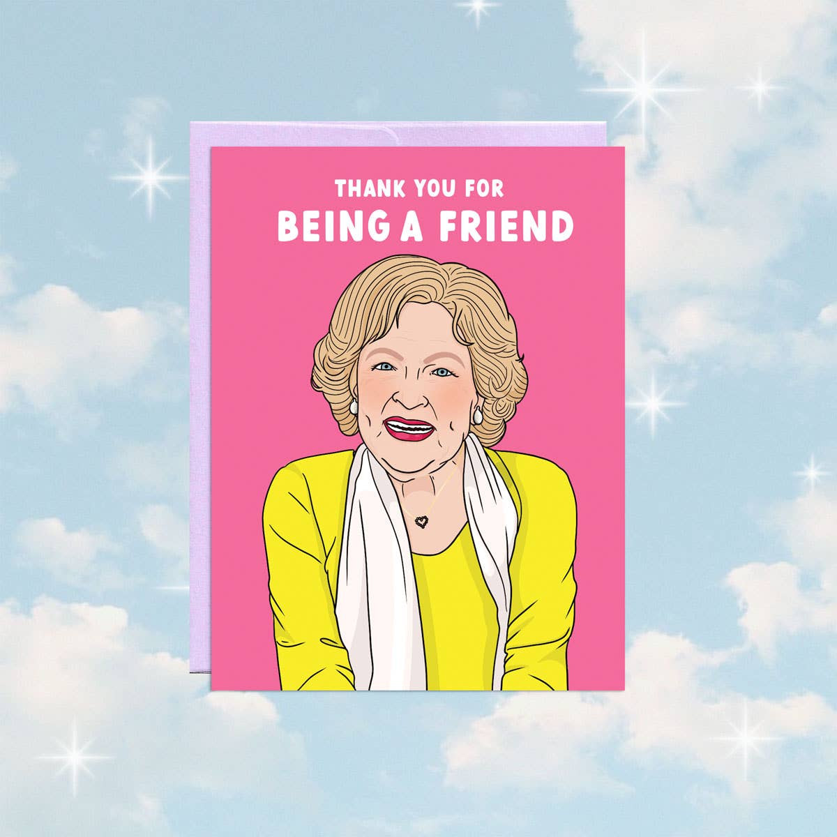 Betty "Thank You For Being a Friend" | Thank You Card