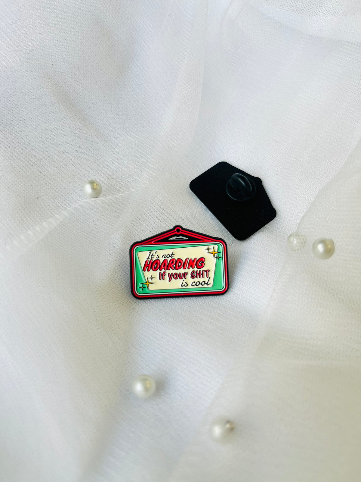 It's not Hoarding | Enamel Pin
