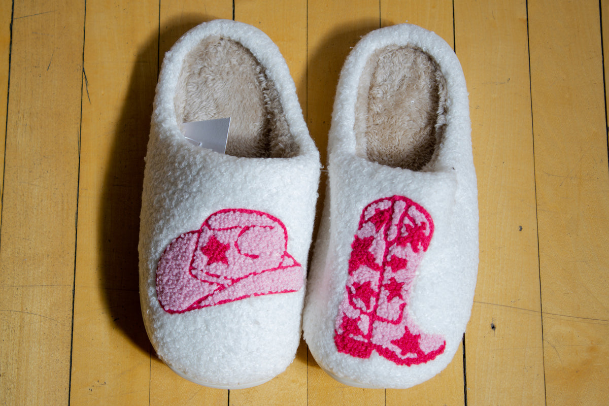 Urban Cowgirl Slippers | Tufted Slippers