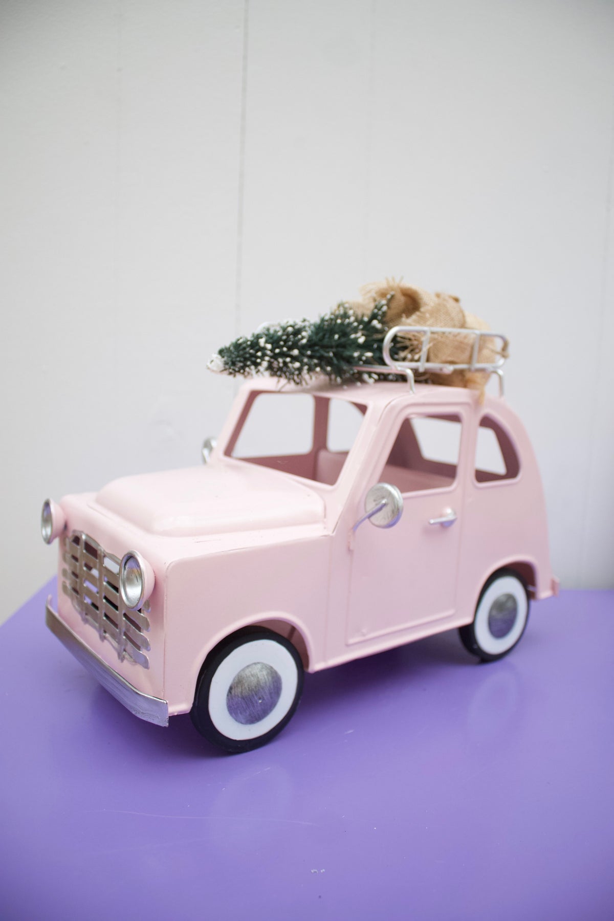 Pink Tree Car