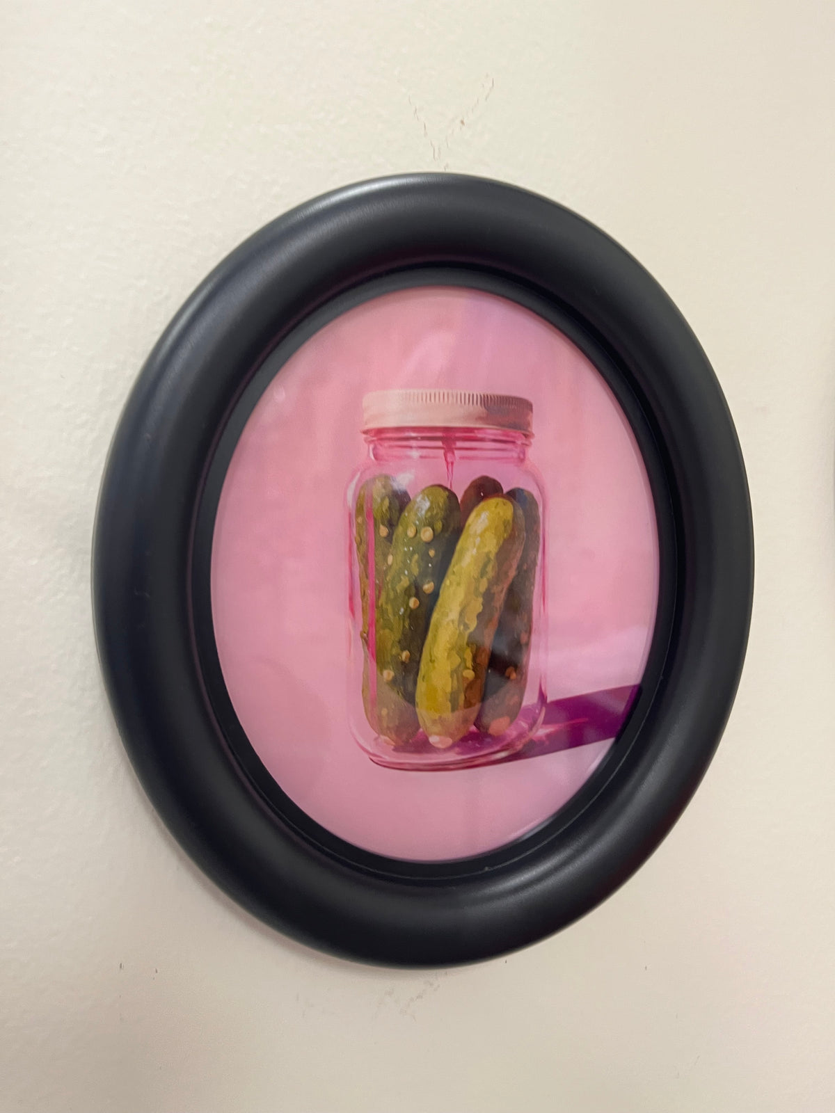 Framed Pickle Jar | Wall Decor