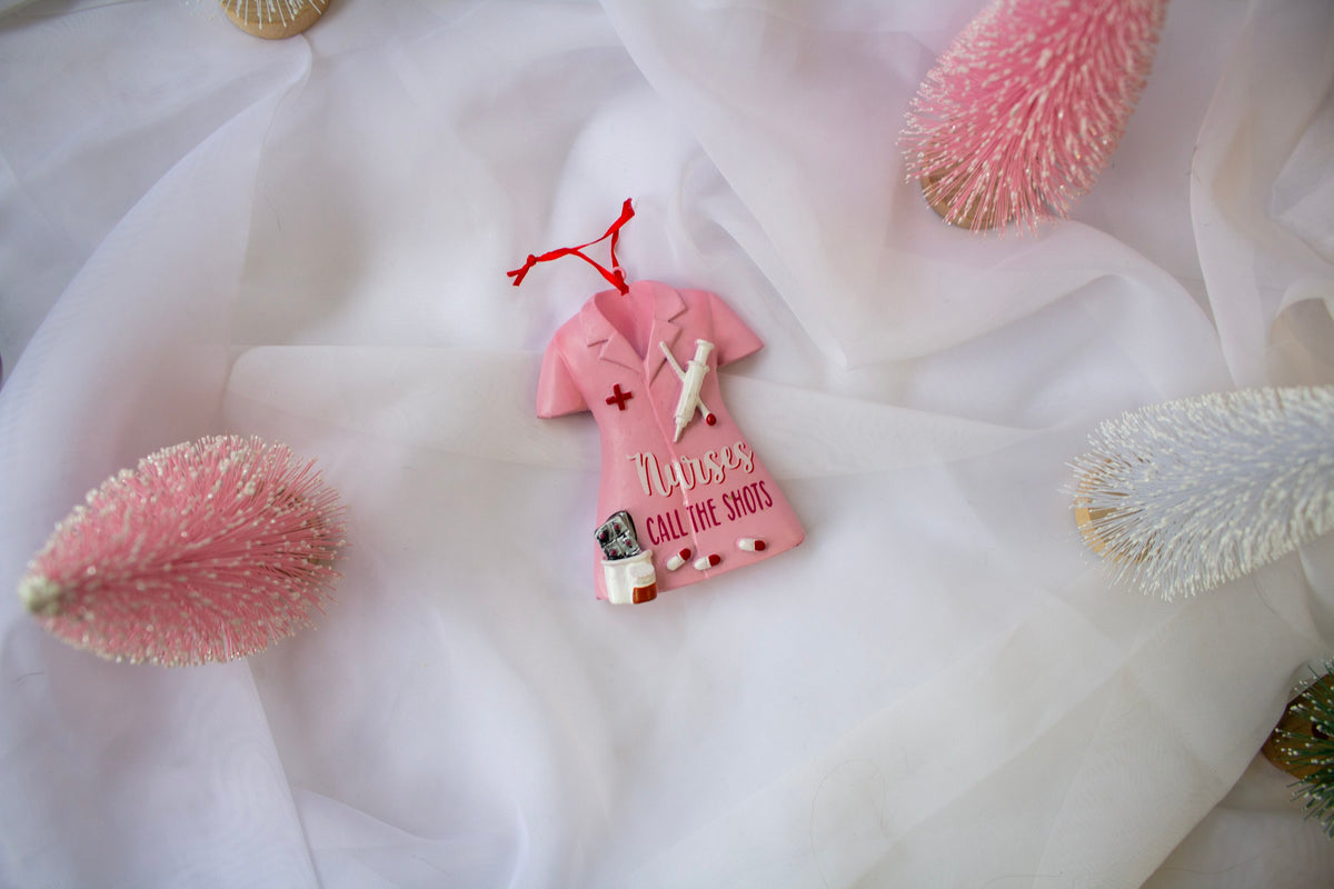 Pink Nurse Ornament