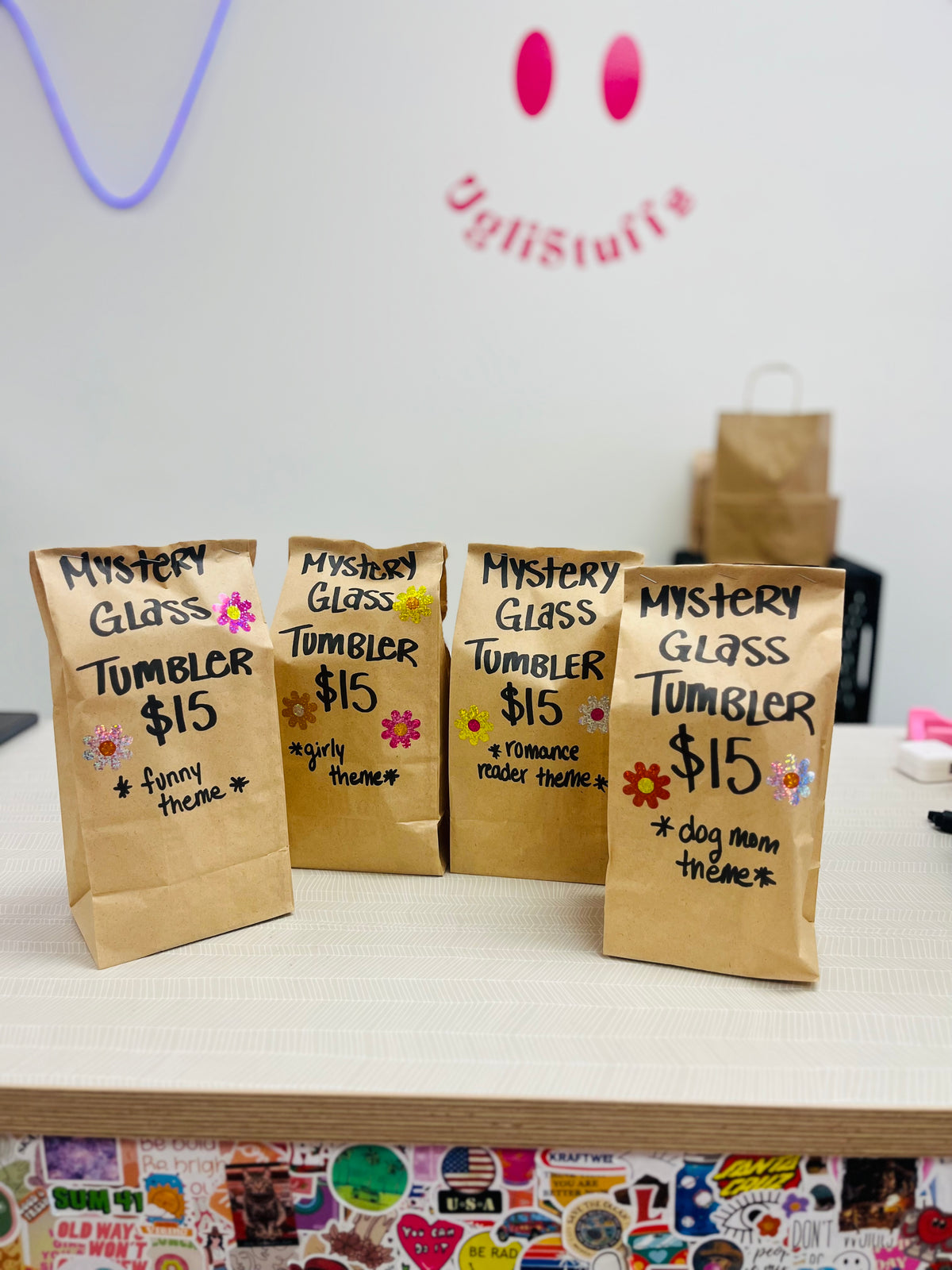 Mystery Glass Tumbler