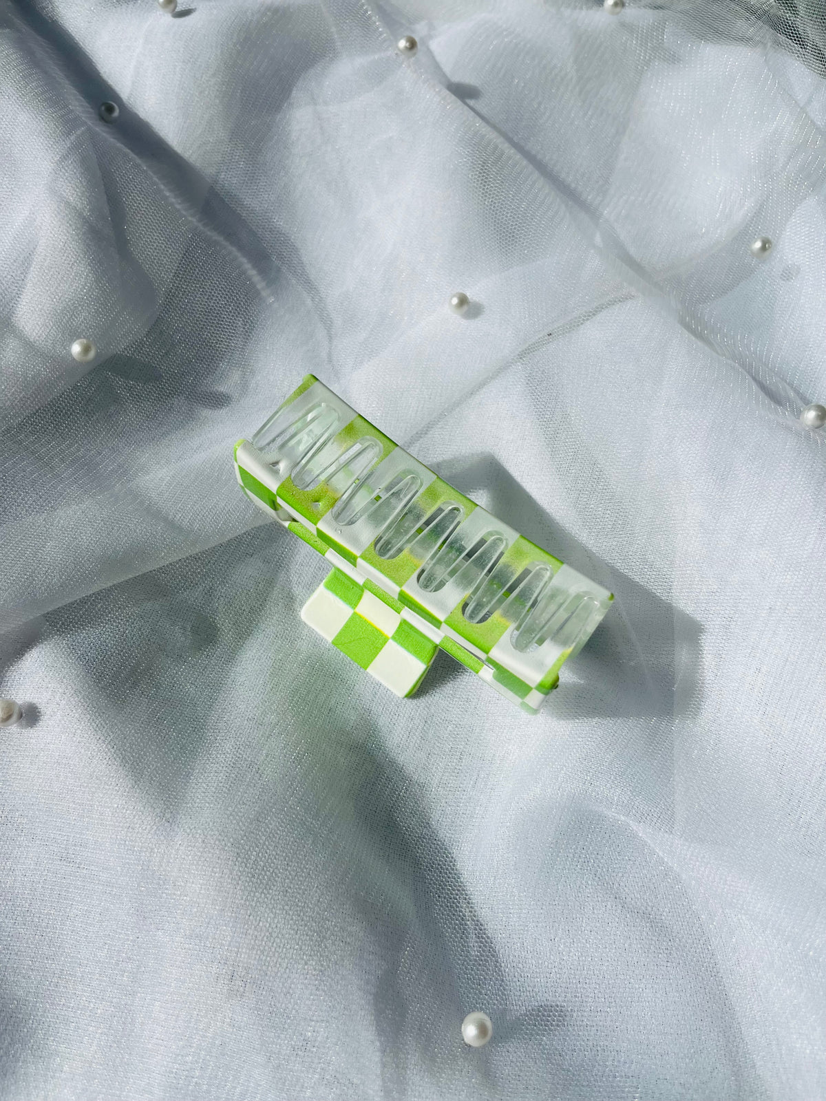 Checkered Claw Clips