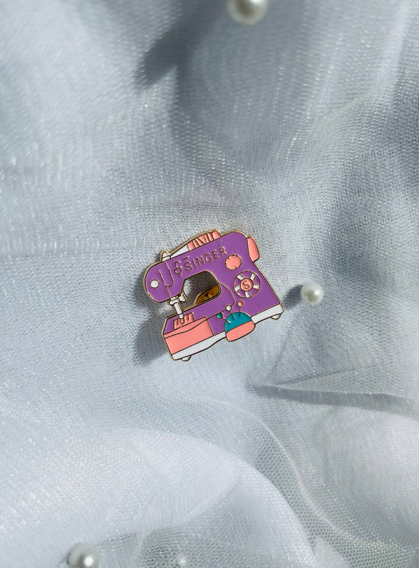 Pastel Sewing Machine | Enamel Pin