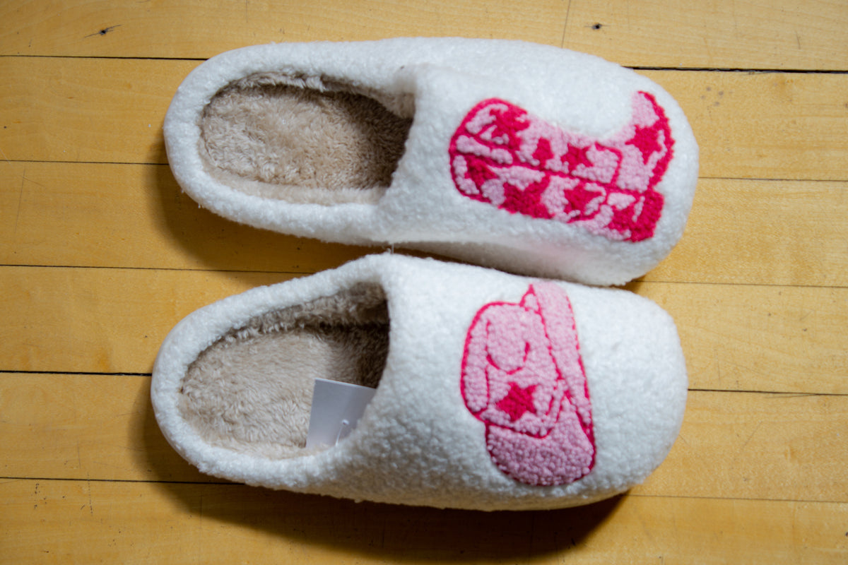 Urban Cowgirl Slippers | Tufted Slippers