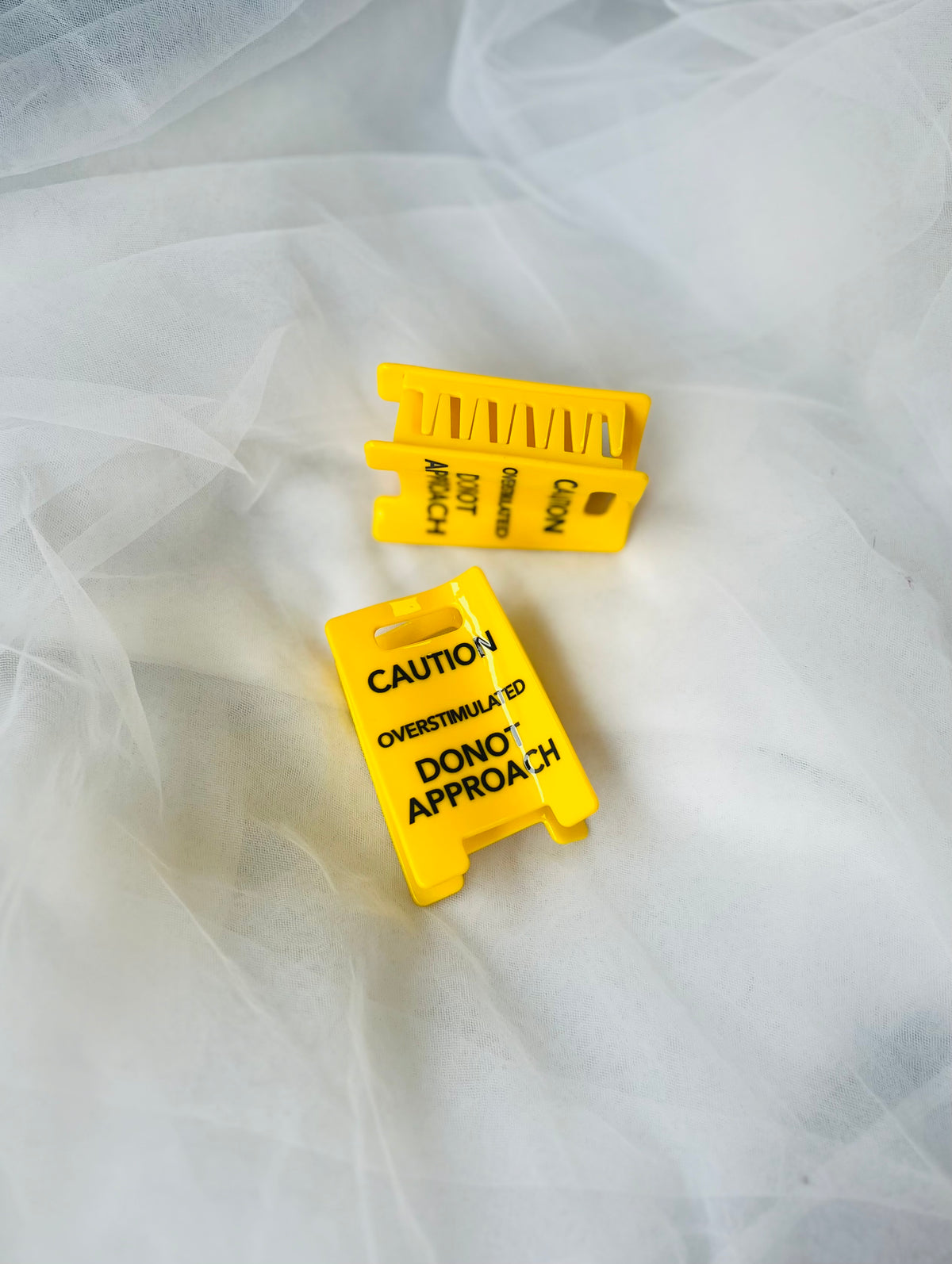 Caution: Overstimulated Hair Clip