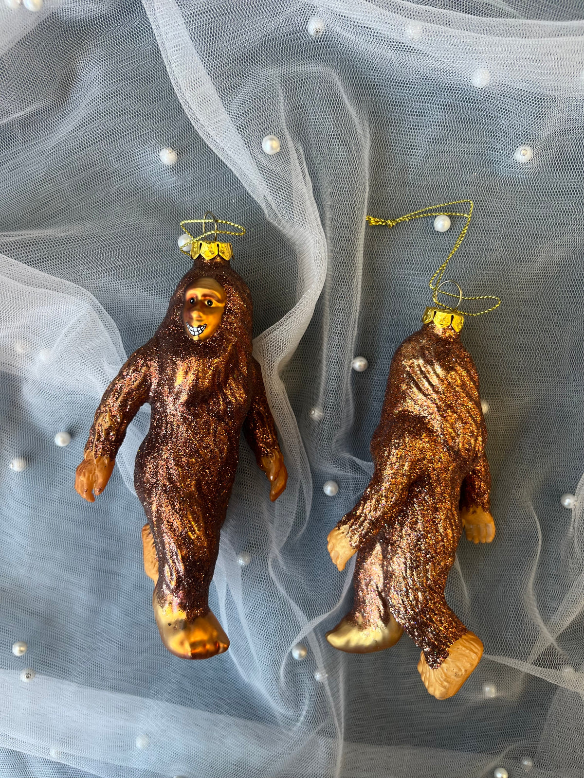 Sparkly Sasquatch Ornament
