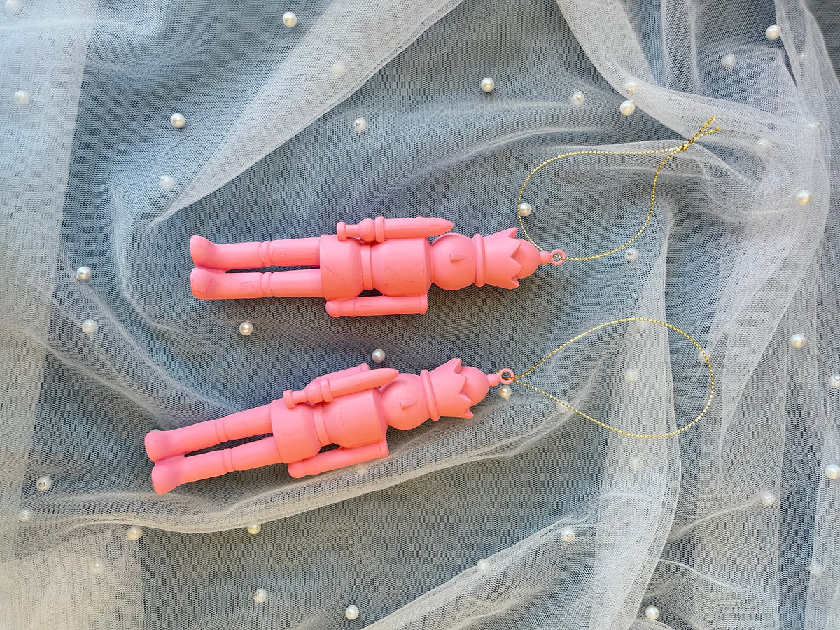 Pink Nutcracker Ornaments