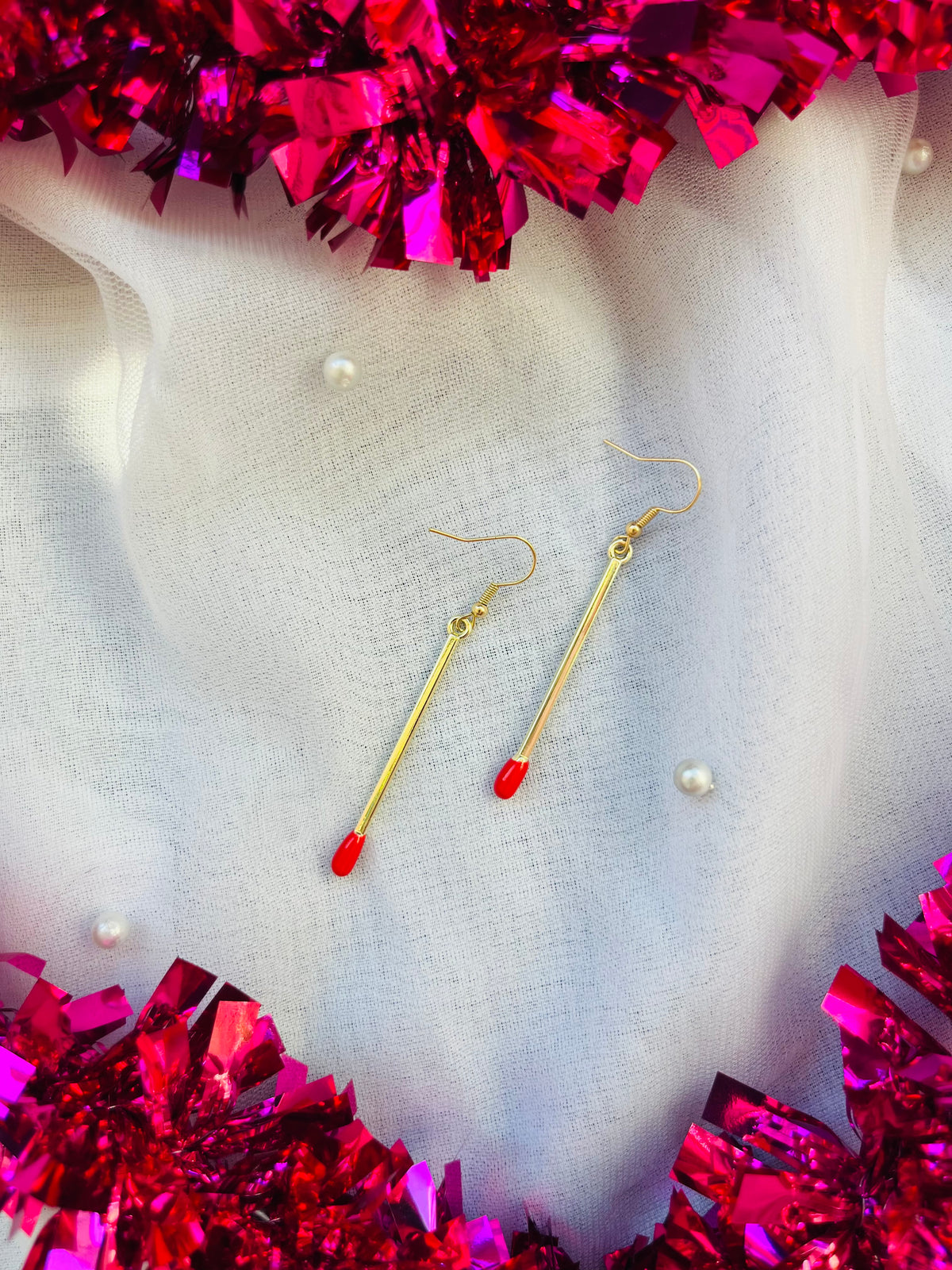 Matchstick Earrings