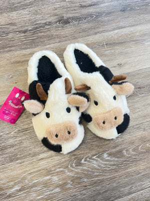 Udderly Comfortable Cow Slippers