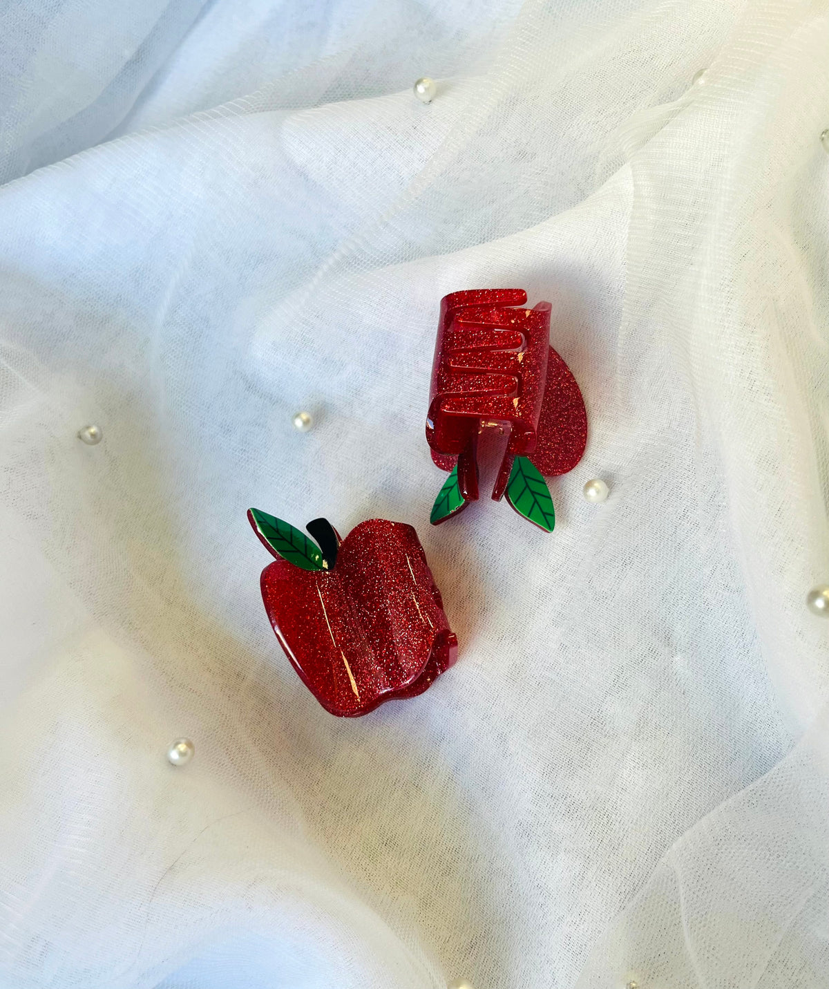 Little Apple Hair Clip