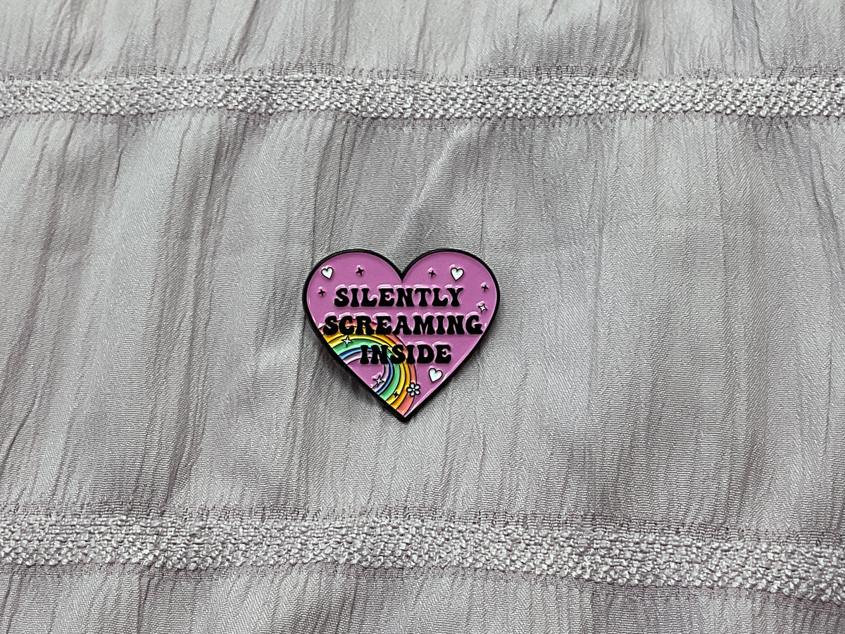 Silently Screaming Inside Pin