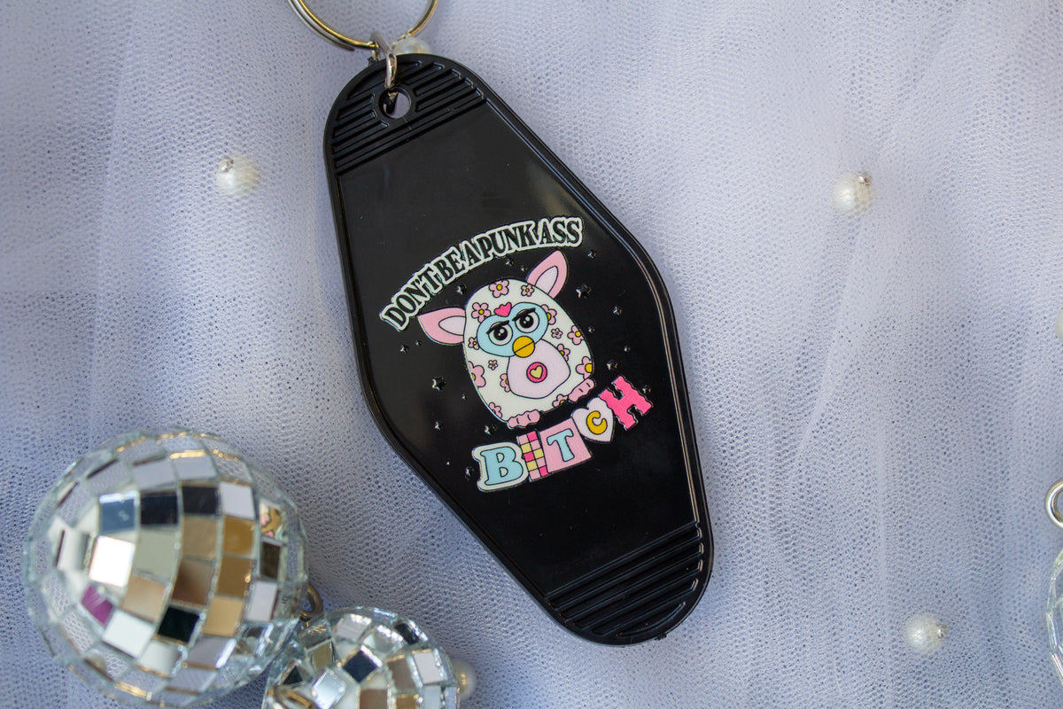 Furby Motel Keychain