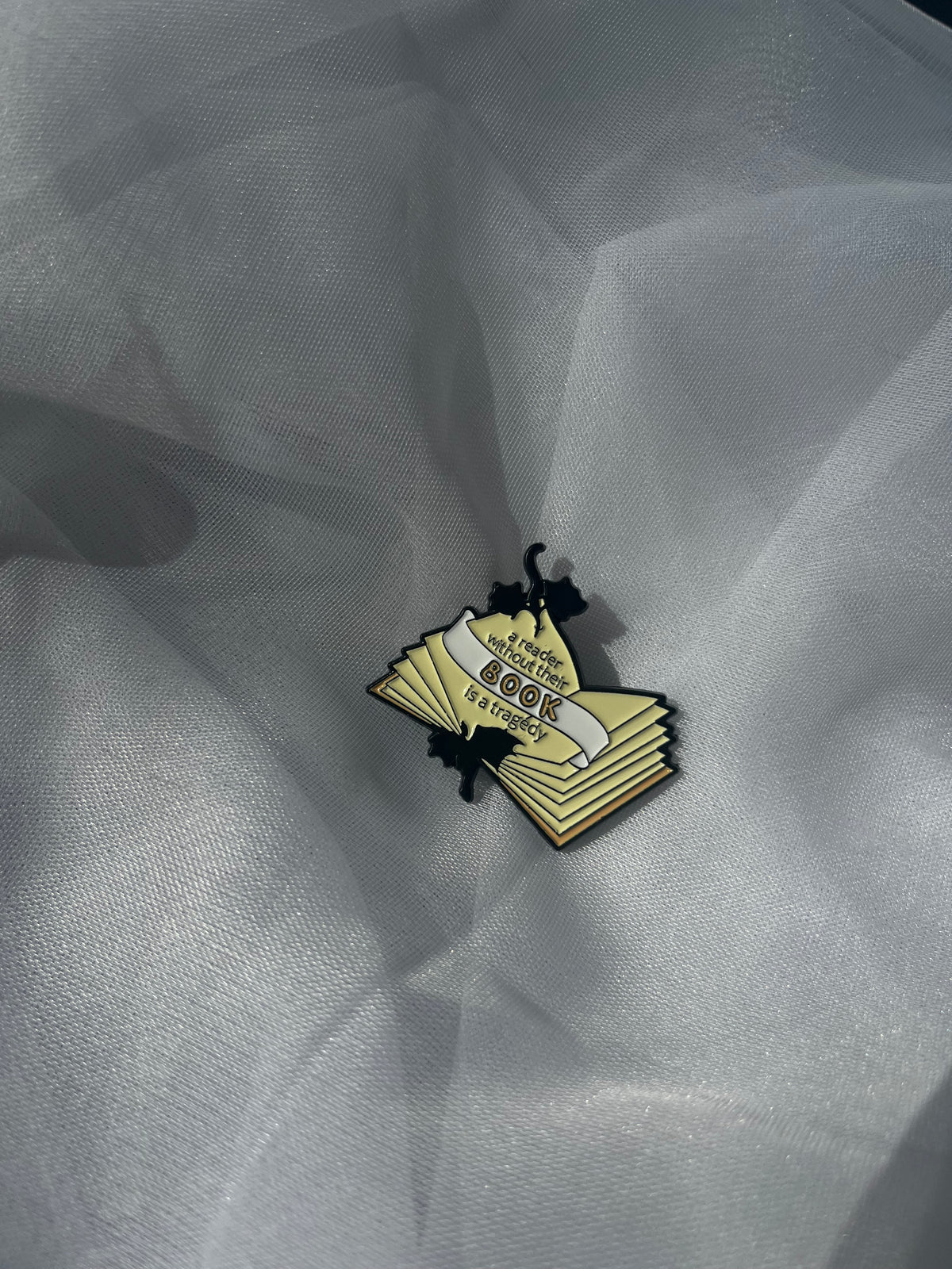 Reader Without Their Book Pin