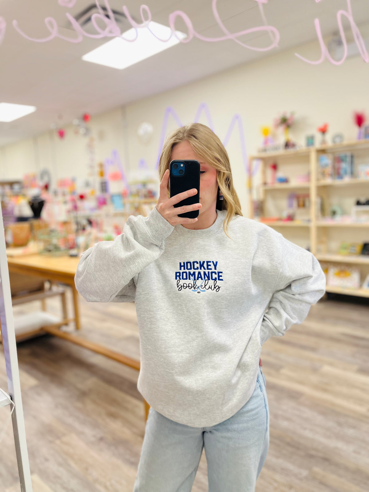 Hockey Romance Club | Embroidered Crewneck
