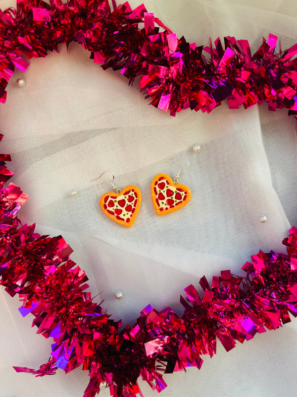 Pizza my heart Earrings