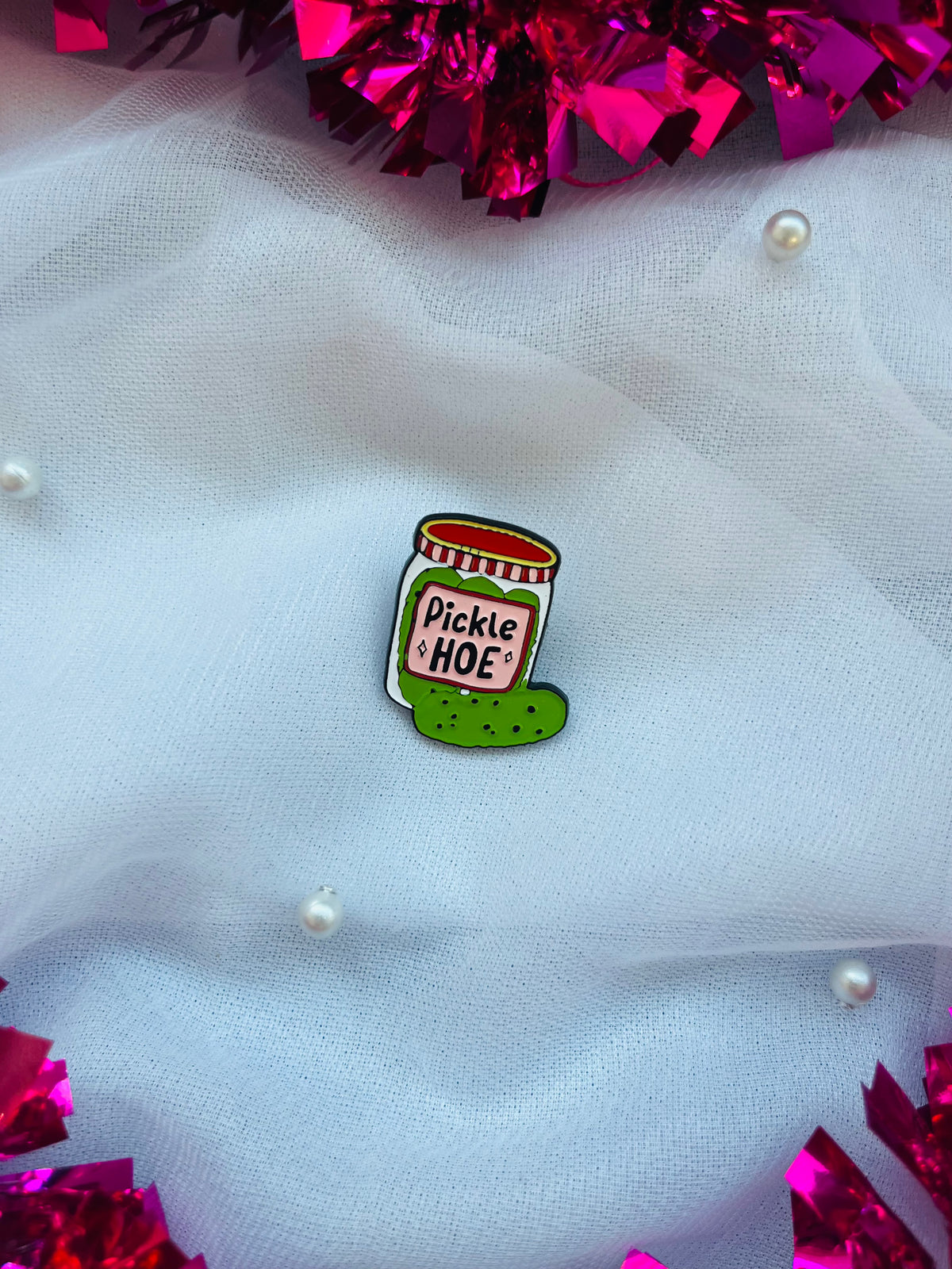Pickle Hoe | Enamel Pin