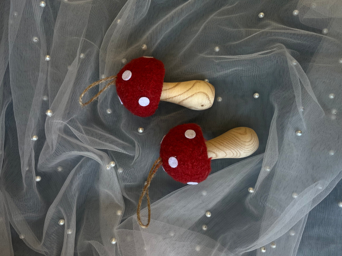 Red Mushroom Ornament