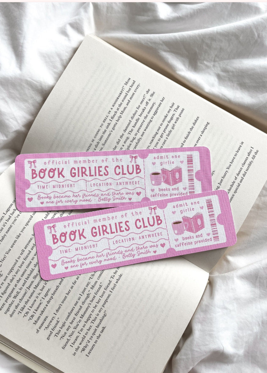 Book Girlies Club Bookmark