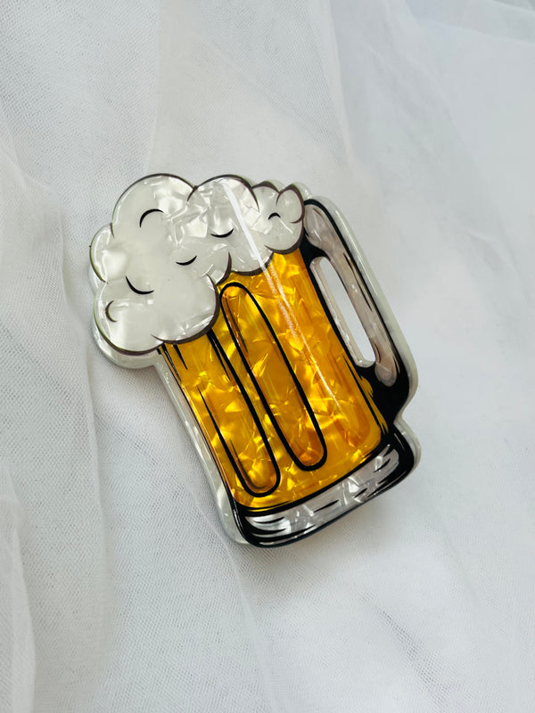 Beer Stein Hair Clip