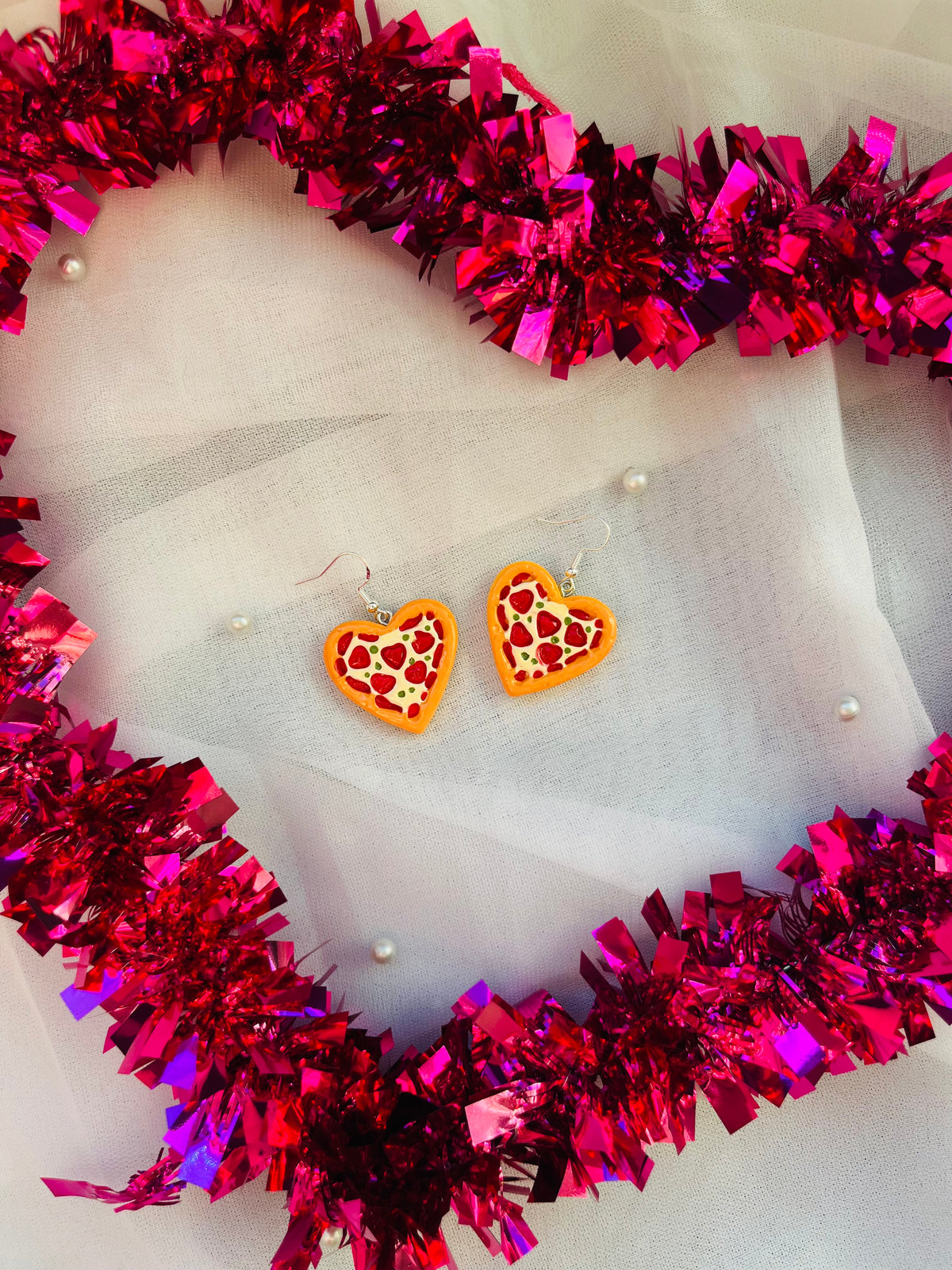 Pizza my heart Earrings