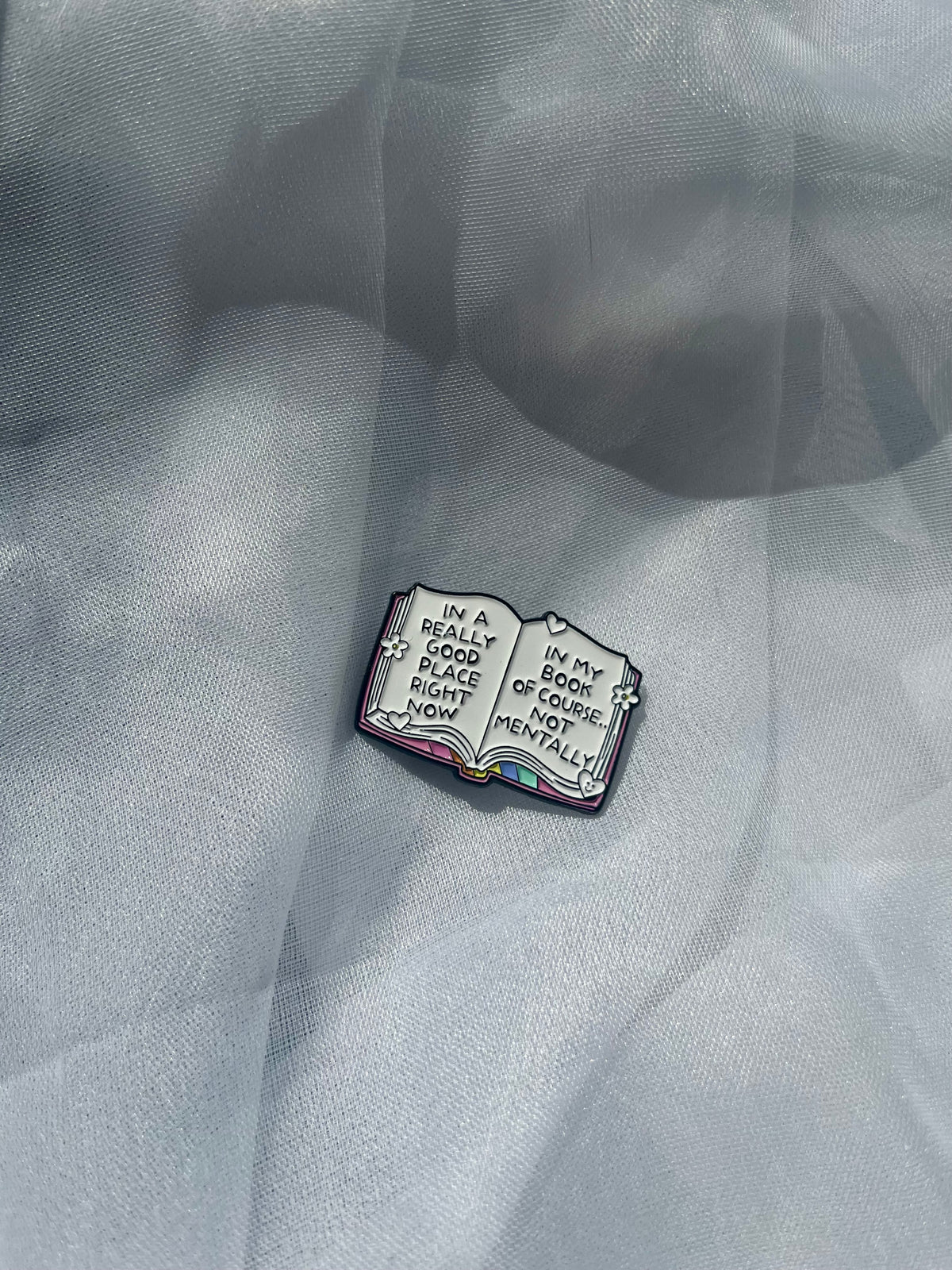 Good Place Book Pin